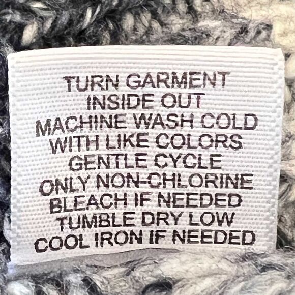 Maurices Gray Cowl Neck Sweater Medium - Picture 5 of 8